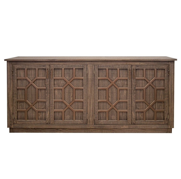 Crafters and Weavers 68.5'' Solid Wood Sideboard Wayfair